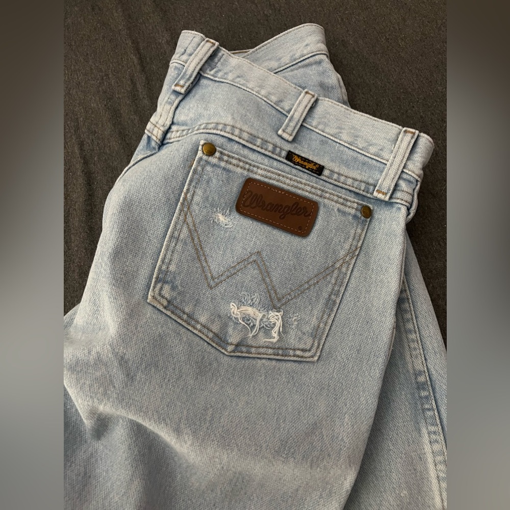 Wrangler ripped jeans